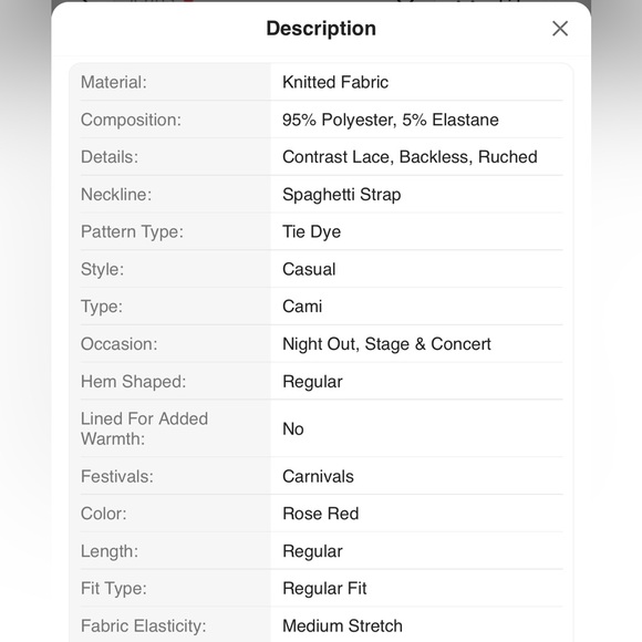 Sexy floral lace top - Picture 4 of 7